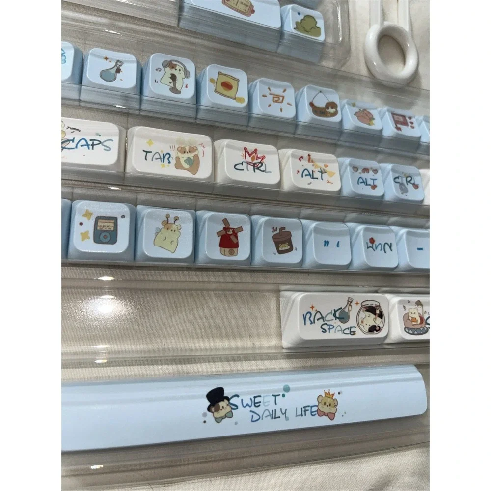Cartoon Chiikawa Keycap For Mechanical Keyboard Hamster Cutee Keys Key Cap Gifts